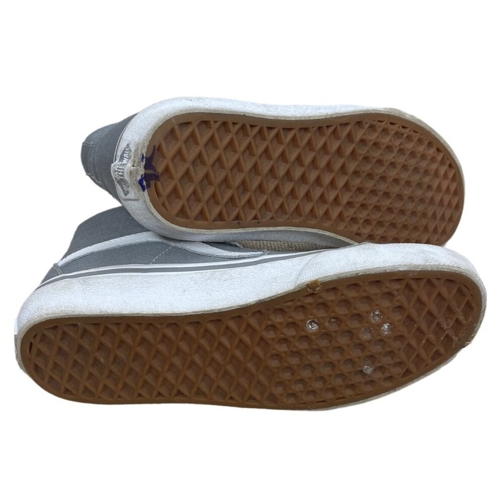 Vans High Top Gray Unisex Size W 6.5 M 5 Canvas Sneakers SKU 1598 - Picture 5 of 5